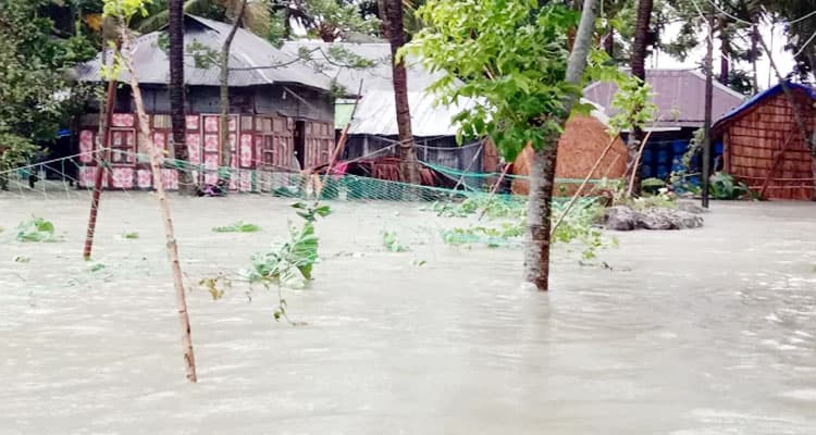 স্থল নিম্নচাপটি এখন অবস্থান সিলেটে