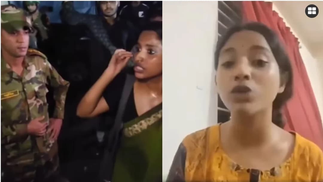 ক্ষমা চাইলেন সেই ভাইরাল তরুণী ফারজানা সিঁথি !