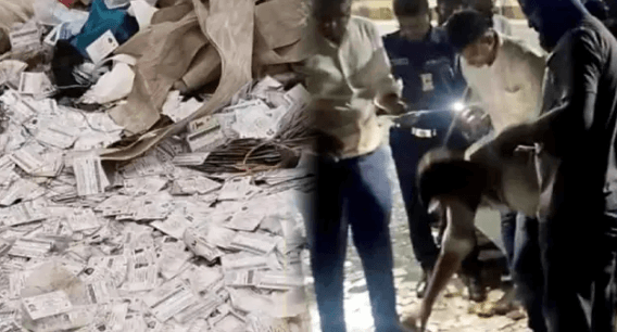 নারায়ণগঞ্জে ময়লার স্তুপে মিললো গাজীপুরের এনআইডি কার্ড