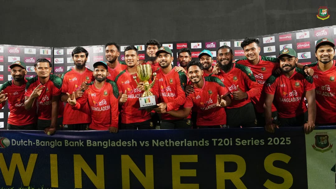 বৃষ্টিতে ভেসে গেলো বাংলাদেশ-নেদারল্যান্ডস শেষ টি-টোয়েন্টি, সিরিজ টাইগারদের