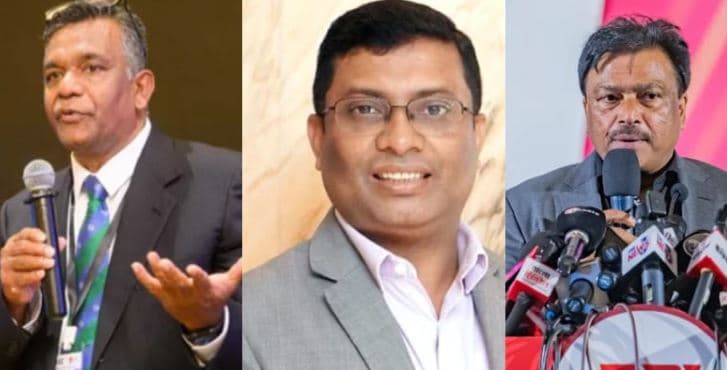 বিসিবি সভাপতি আমিনুল ইসলাম বুলবুল, সহসভাপতি শাখাওয়াত ও ফারুক