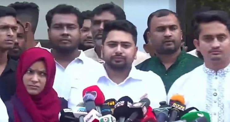 আ.লীগকে ফিরিয়ে আনার সাহস কোথা থেকে পায় জাপা: নাহিদ ইসলাম