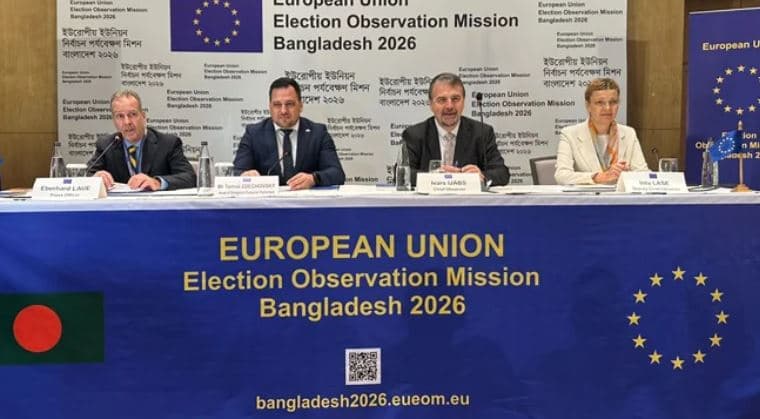 নির্বাচন গ্রহণযোগ্য ও প্রতিযোগিতামূলক হয়েছে: ইইউ পর্যবেক্ষণ মিশন
