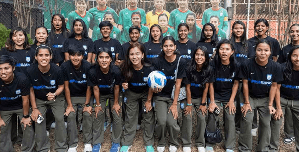 প্রথমবার এএফসি নারী এশিয়ান কাপে খেলতে অস্ট্রেলিয়ায় বাংলাদেশের মেয়েরা