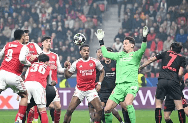 চ্যাম্পিয়ন্স লিগ: লেভারকুসেনেকে হারিয়ে কোয়ার্টার ফাইনালে আর্সেনাল