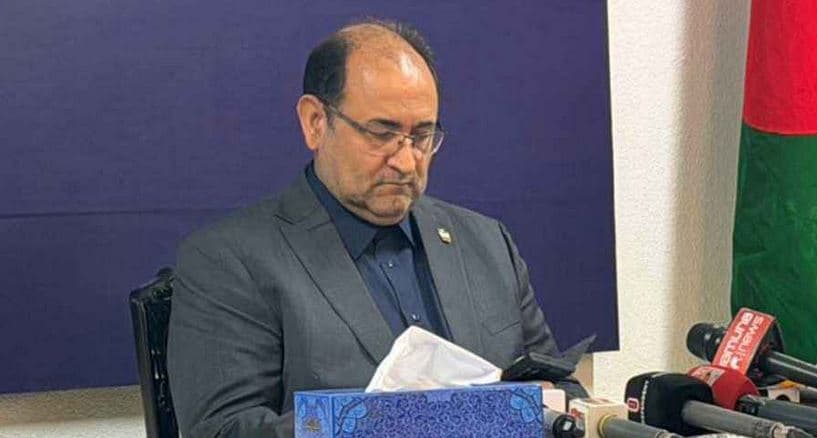 বাংলাদেশের কাছে স্পষ্ট নিন্দা প্রত্যাশা ইরানের