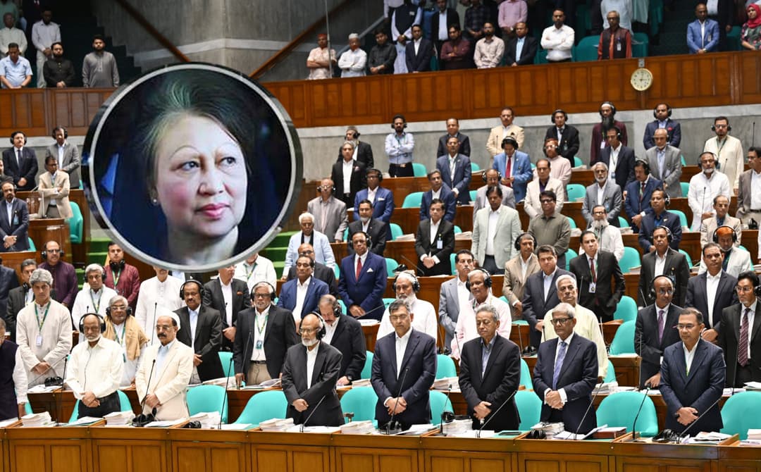 সংসদে খালেদা জিয়াসহ দেশি-বিদেশি বিশিষ্ট ব্যক্তিদের মৃত্যুতে শোকপ্রস্তাব