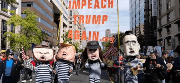 ট্রাম্পের বিরুদ্ধে যুক্তরাষ্ট্রজুড়ে নজিরবিহীন বিক্ষোভের ডাক