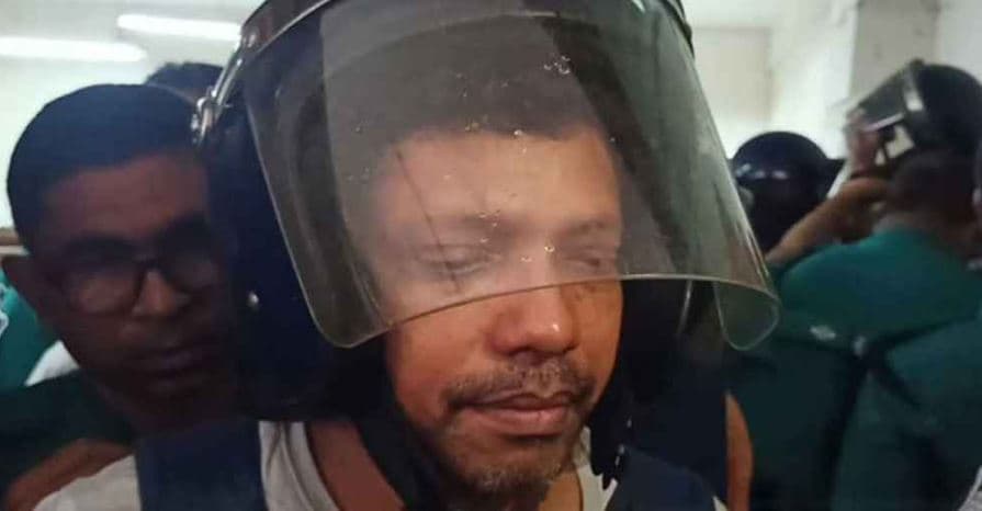 প্রিজনভ্যান দুর্ঘটনায় আহত পলক