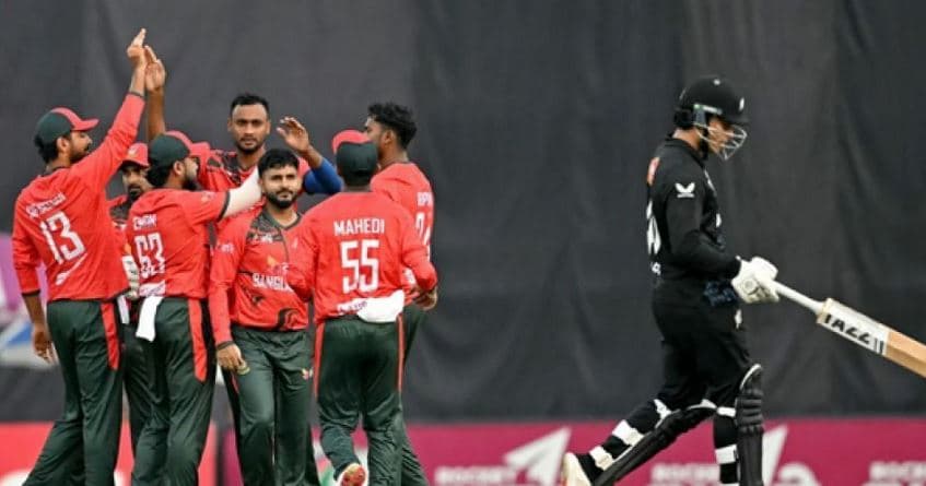 পারল না বাংলাদেশ, সহজ জয়ে সিরিজ ড্র করলো নিউজিল্যান্ড