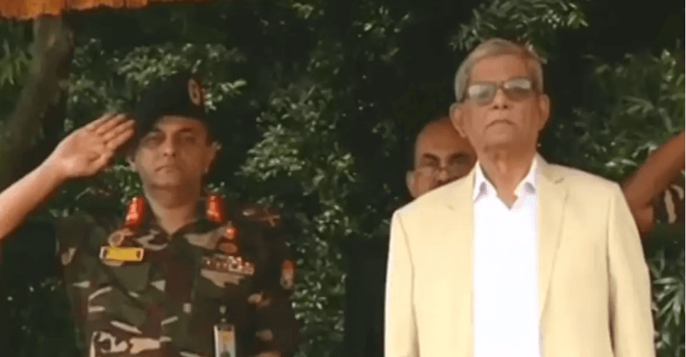 বঙ্গভবনে রাষ্ট্রপতি মির্জা ফখরুল, দেওয়া হলো গার্ড অব অনার