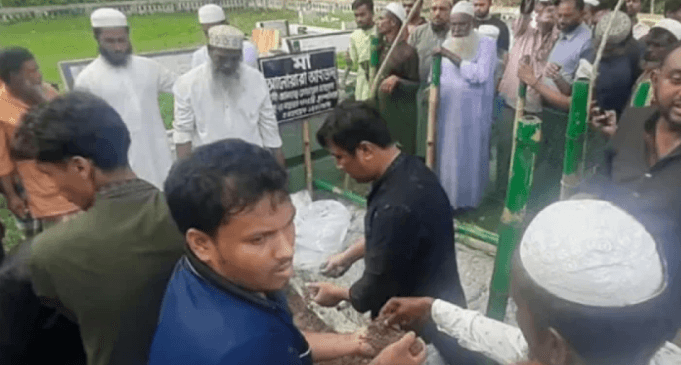 মা-বাবা-স্ত্রীর কবরের পাশে চিরনিদ্রায় শায়িত তোফায়েল আহমেদ