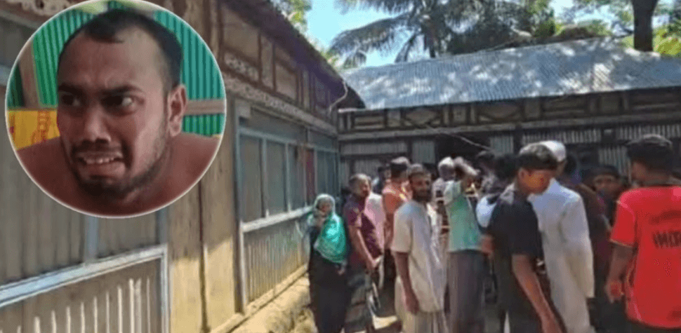 মাকে কুপিয়ে ও ভাতিজিকে আছড়ে হত্যা