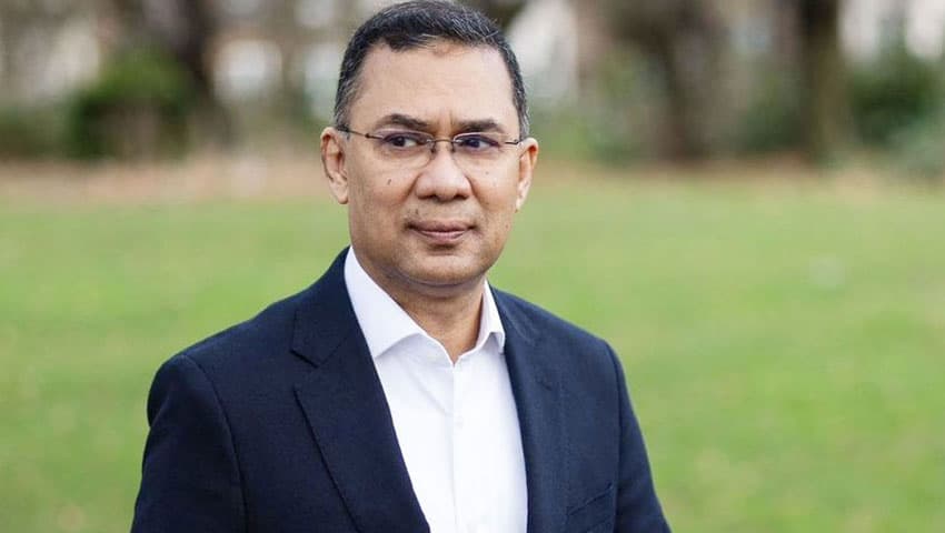 বগুড়া-৬ আসনে ধানের শীষে লড়বেন তারেক রহমান