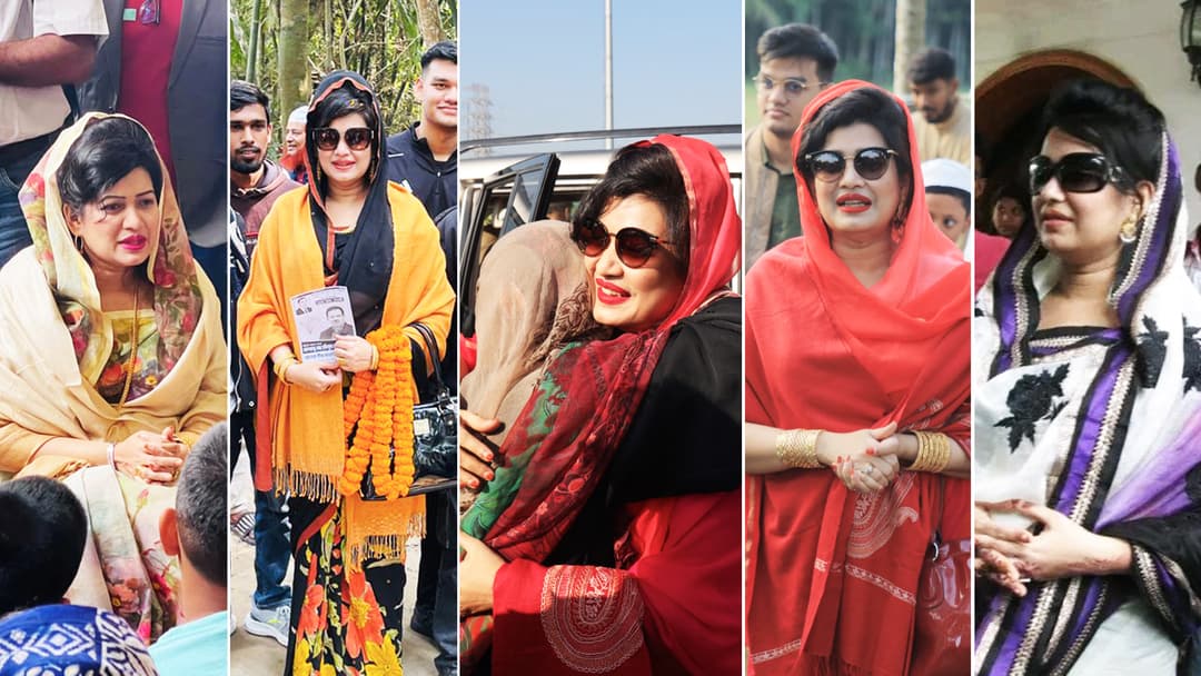 প্রার্থী না হয়েও ভোটের অনন্য ফারহানা কাদির রহমান