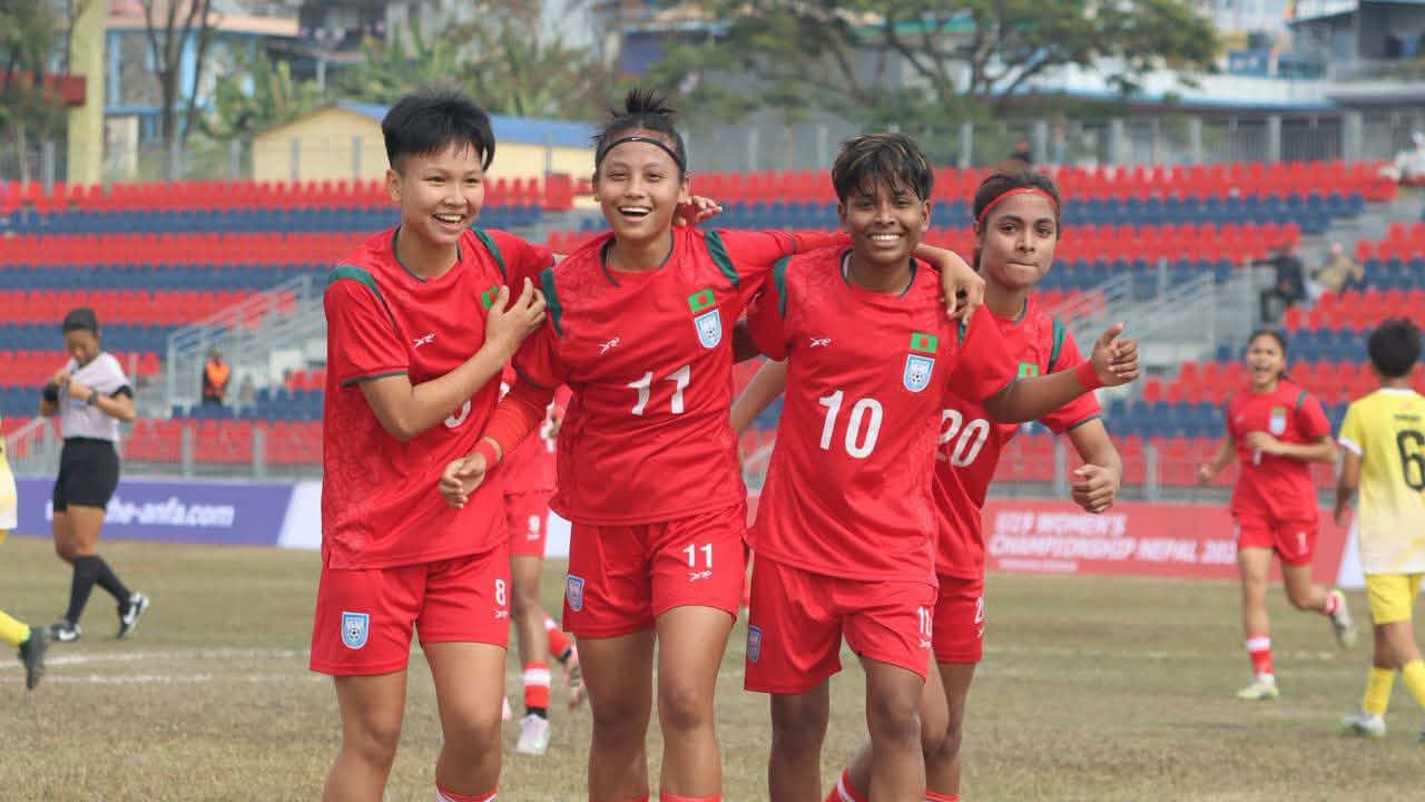 ভুটানের জালে বাংলাদেশের ১২ গোল