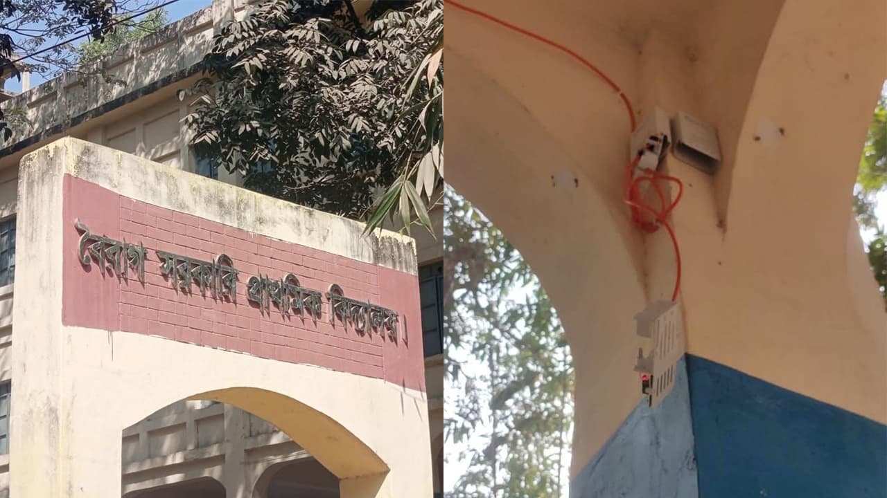 ভোটের আগেই কেন্দ্রের সিসি ক্যামেরা নিয়ে গেল দুর্বৃত্তরা