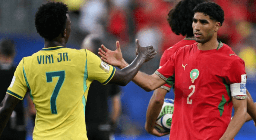 ব্রাজিলকে রুখে যা বললেন মরক্কো অধিনায়ক হাকিমি