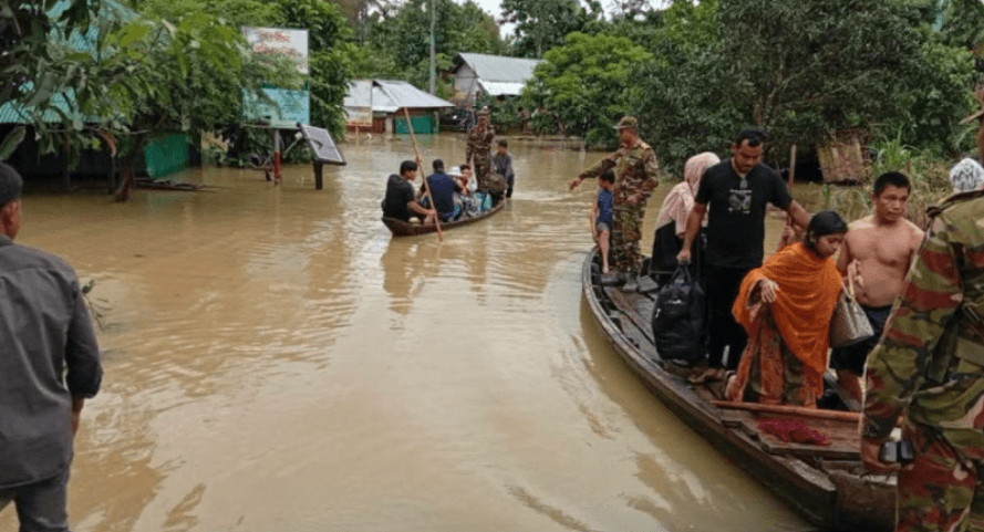বন্যা পরিস্থিতি : চট্টগ্রামে সেনাবাহিনী মোতায়েন