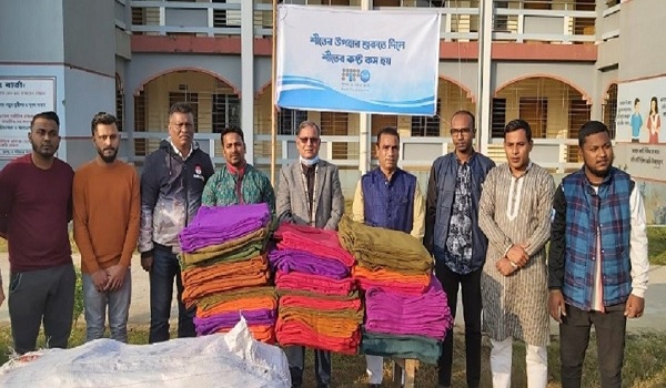 ফিফোটেকের উদ্যোগে সিলেটে চা শ্রমিকদের মাঝে কম্বল বিতরণ